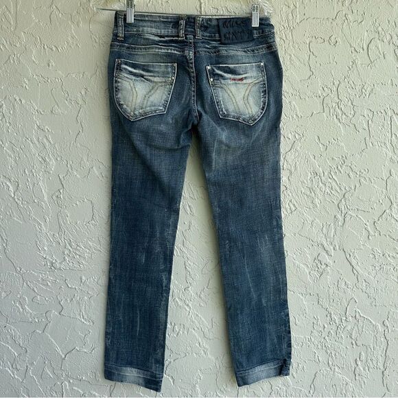 MISS SIXTY Jeans Women Size 28 Low Rise Y2K Vintage Logo - Picture 7 of 12